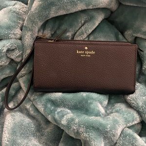 New without tags black Kate Spade Grand Street Layton wallet/wristlet.